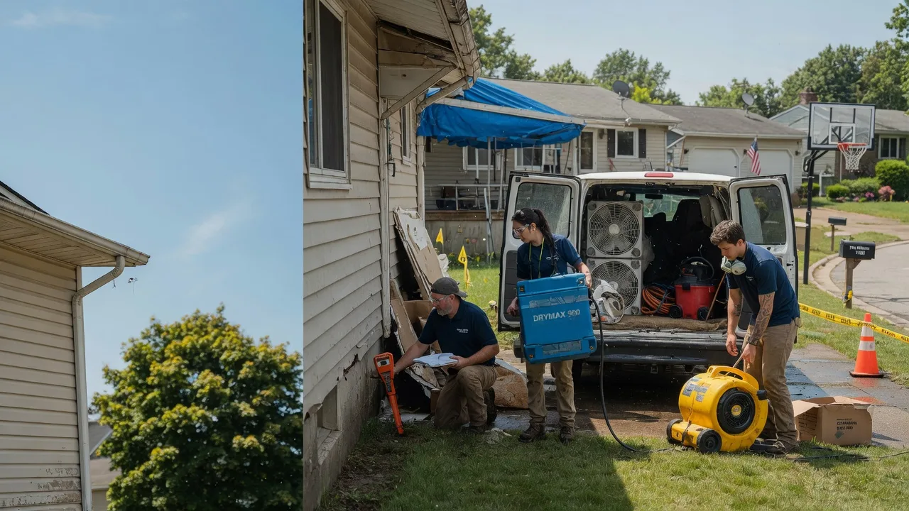 Ceiling Leak Cleanup in Grafton, OH near me
